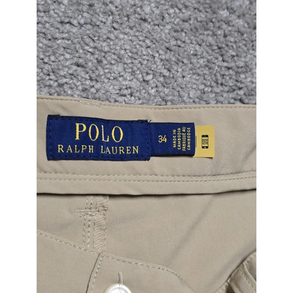 Polo Ralph Lauren Shorts Mens‎ 34 Performance Stretch Chino Flat Front Pony